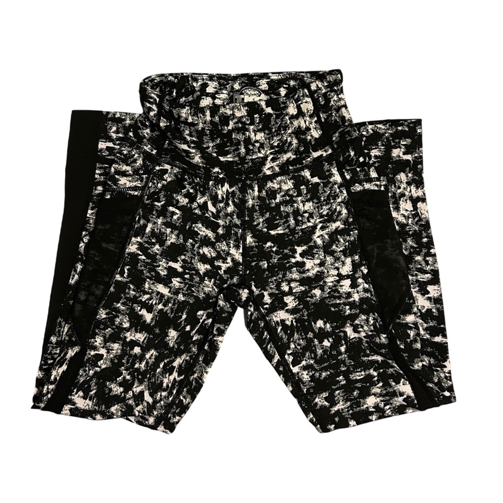 TKO Black and White Patterned Leggings